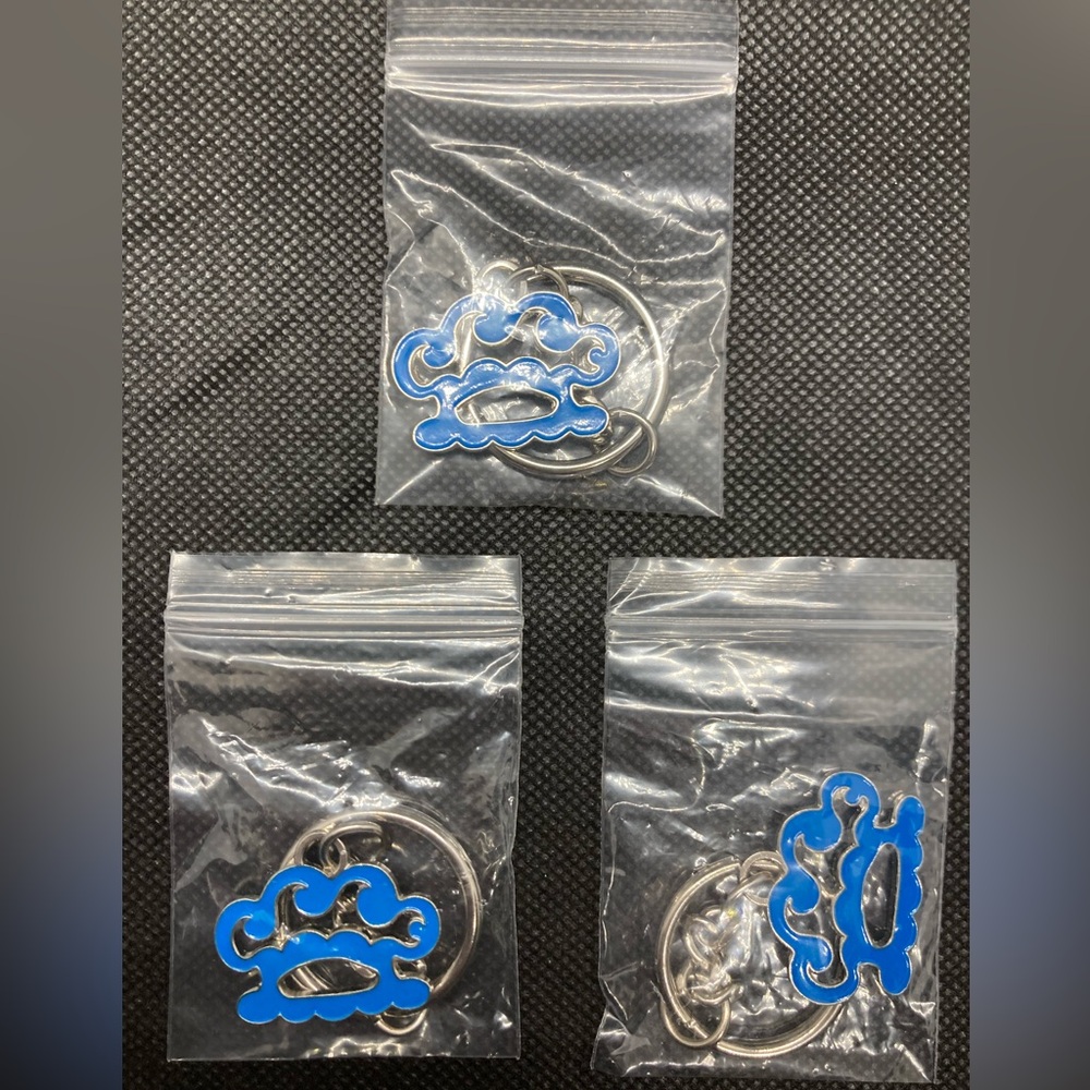 *NEW* 3 RARE KEHLANI SWEET SEXY SAVAGE TSUNAMI BRASS KNUCKLE KEYCHAINS MUSIC R&B